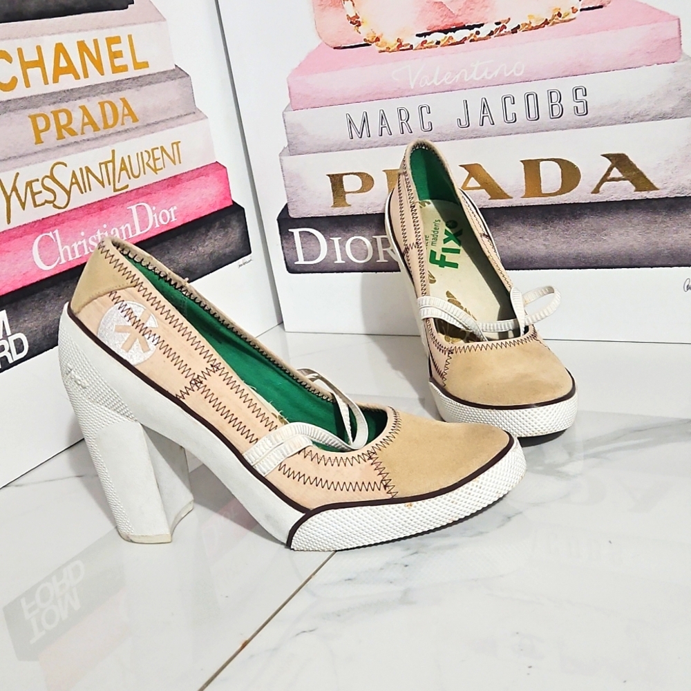 Steve Madden's Fix* Leather Platform Mary Jane With Chunky Rubber Heel